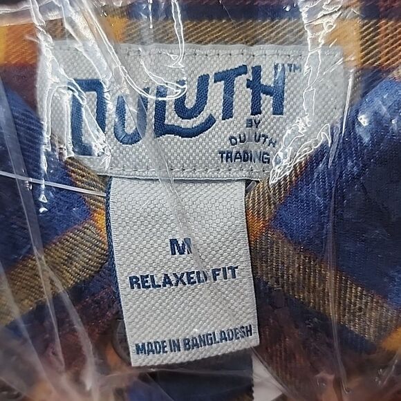 089 NWT Men's Free Swingin' Flannel Relaxed Fit Shirt Size Medium - Picture 3 of 8